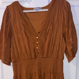 J. Gee burnt orange maxi dress